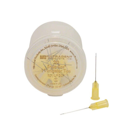 Irrigador Endo-Eze Caja x 20 - 27 ga 25 mm (Amarillo) ULTRADENT